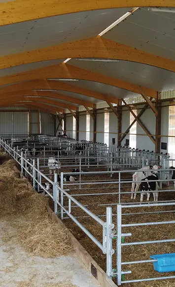 Construction de bâtiments agricoles à Erbray